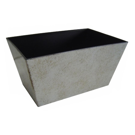 Cheungs Rectangular Planter with A Tapered Body - Cream PP-112CR